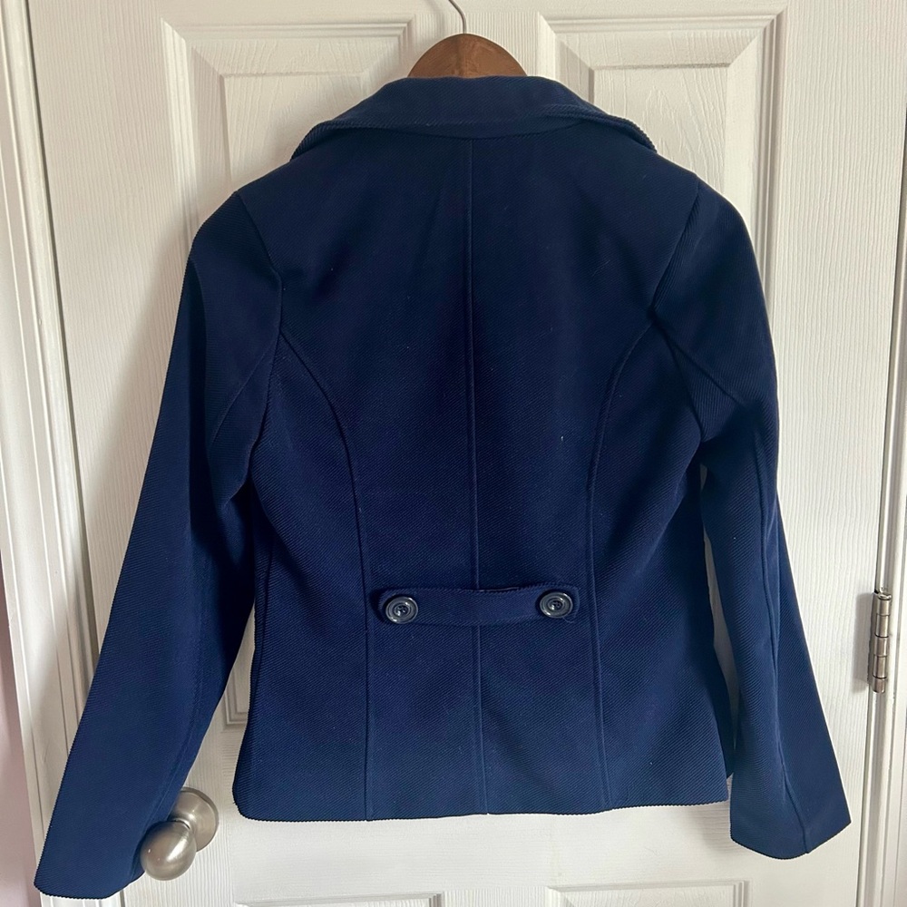 Women's Navy Blue Blazer - Picture 2 of 5